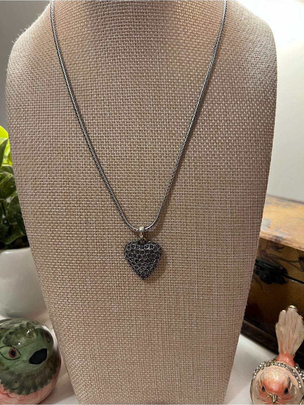 Brighton Heart Pavé Necklace